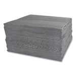 HOSPECO TASKBrand All Sorb Industrial Sorbent Pad, 0.22 gal, 15 x 18, 100/Pack