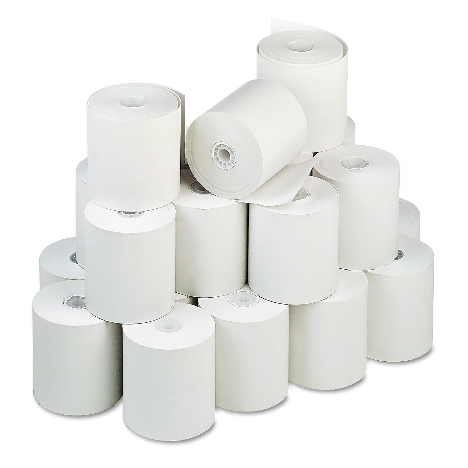 Iconex Direct Thermal Printing Thermal Paper Rolls, 3" x 225 ft., White, 24/Carton