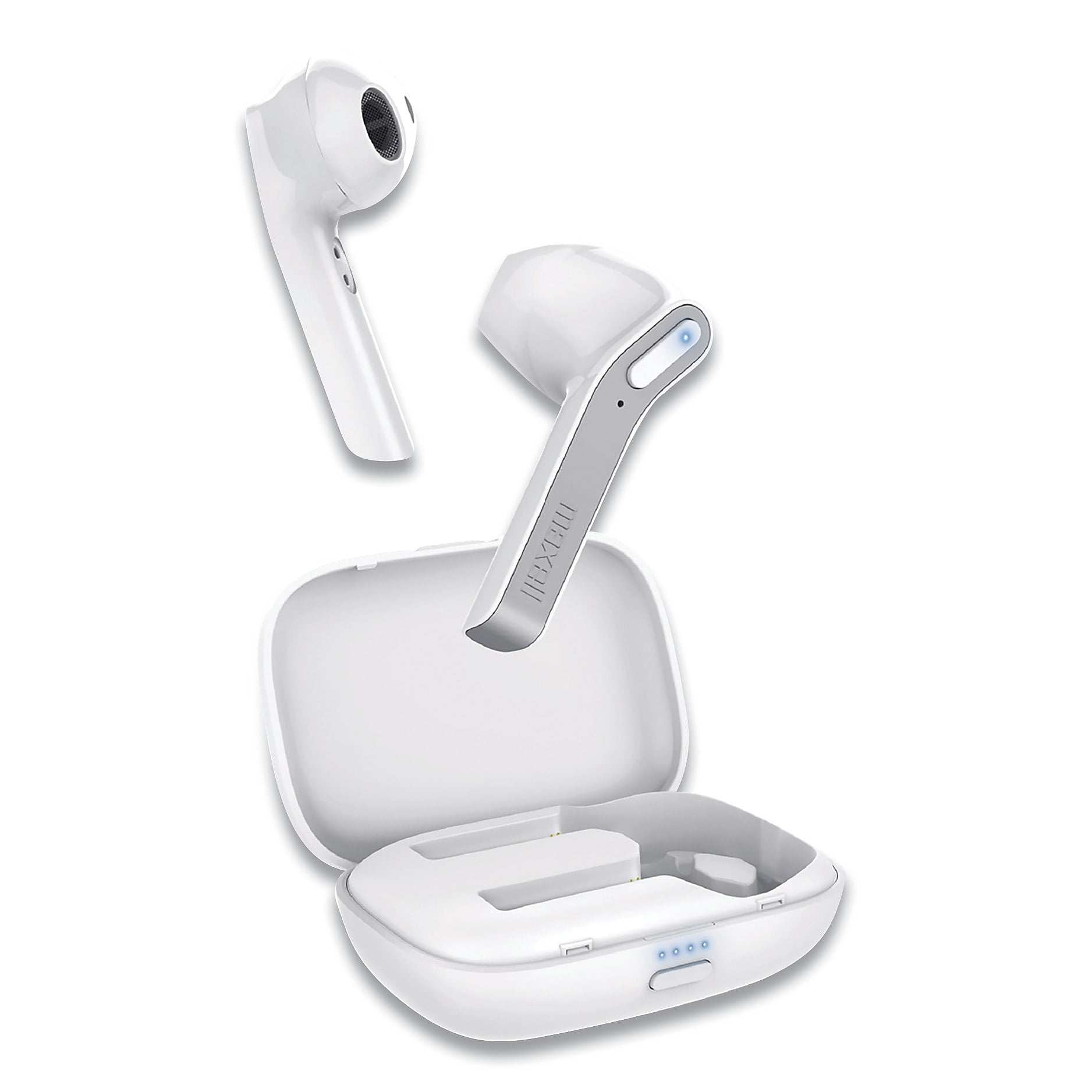 Maxell Jelleez True Wireless Earbuds, White