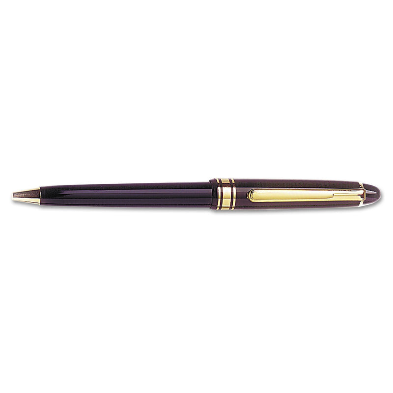 AbilityOne 7520014511065 SKILCRAFT Push Cap Ballpoint Pen, Retractable, Medium 1 mm, Black Ink, Black Barrel,  Dozen