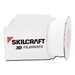 AbilityOne 7045016858920 SKILCRAFT 3D Printer Polylactic Acid Filament, 1.75 mm, Natural