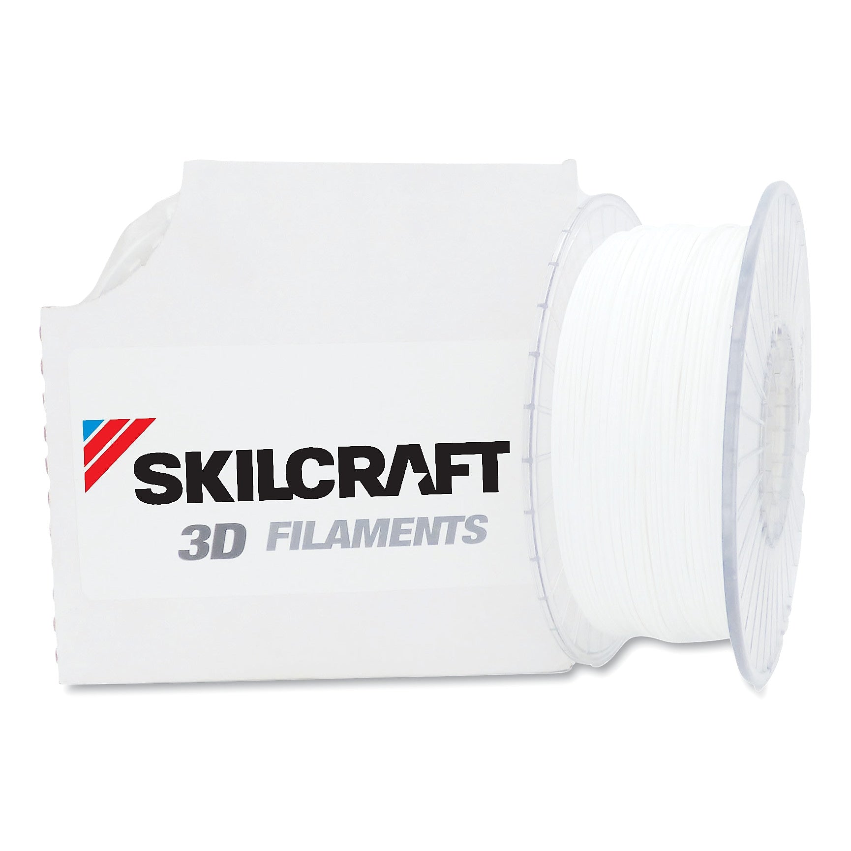 AbilityOne 7045016858921 SKILCRAFT 3D Printer Polylactic Acid Filament, 1.75 mm, White