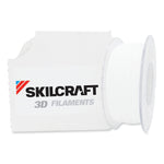 AbilityOne 7045016859192 SKILCRAFT 3D Printer Nylon Filament, 1.75 mm, Natural