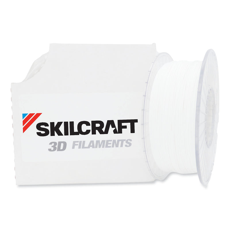 AbilityOne 7045016859192 SKILCRAFT 3D Printer Nylon Filament, 1.75 mm, Natural