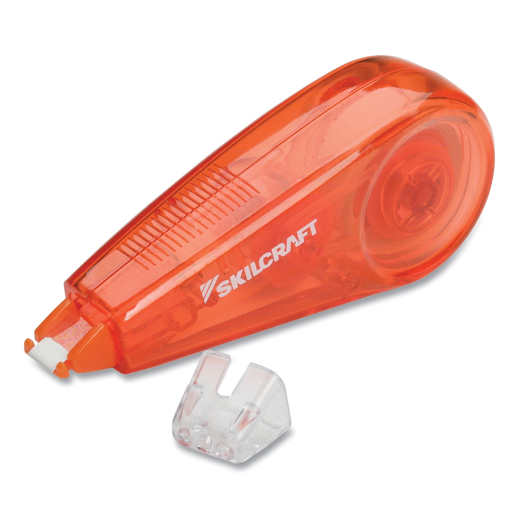 AbilityOne 7510016919217 SKILCRAFT Correction Tape Mini-Dispenser, Non-Refillable, 1/5" x 236", Orange