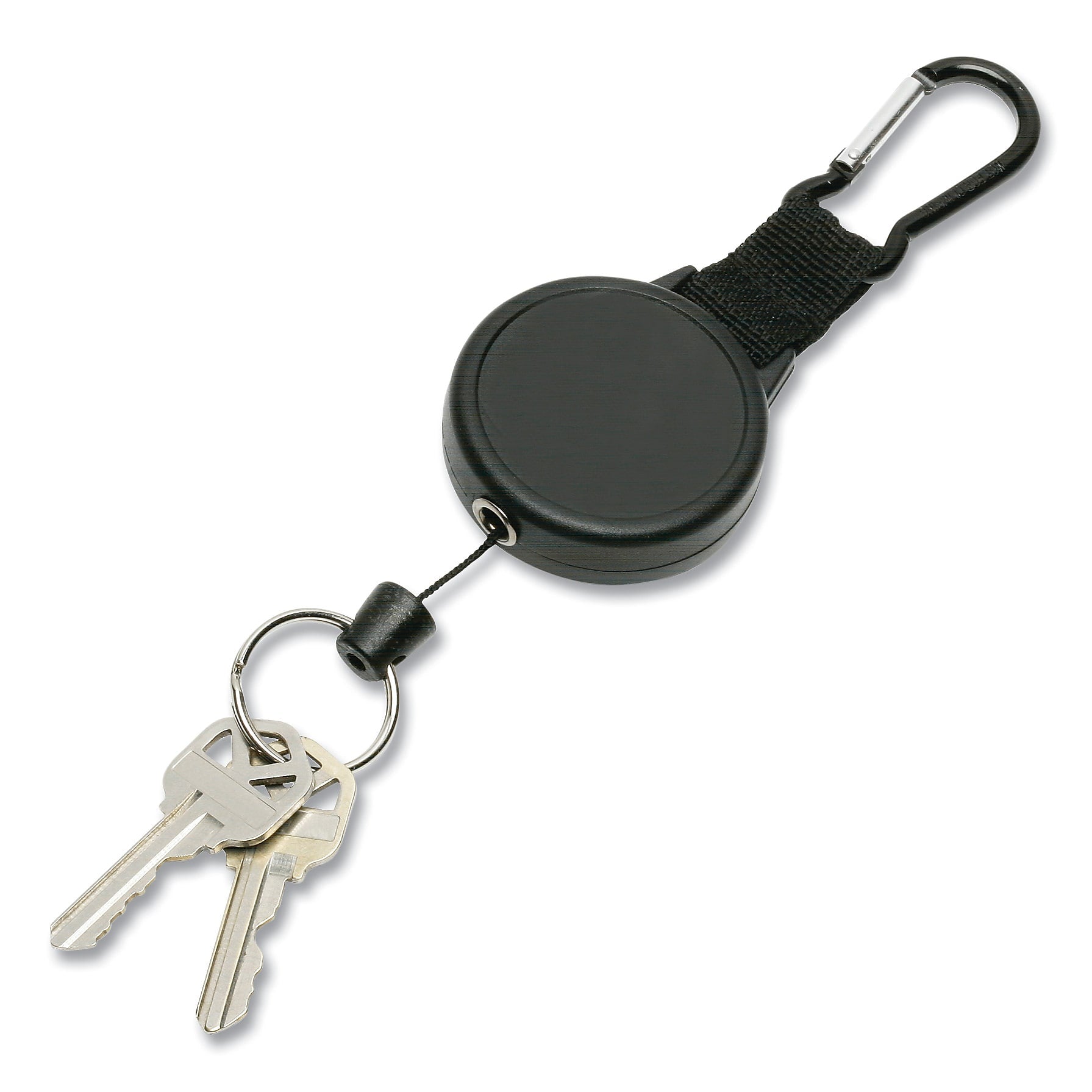 AbilityOne 8455016926242 SKILCRAFT Retractable Key Reel, Black, Dozen