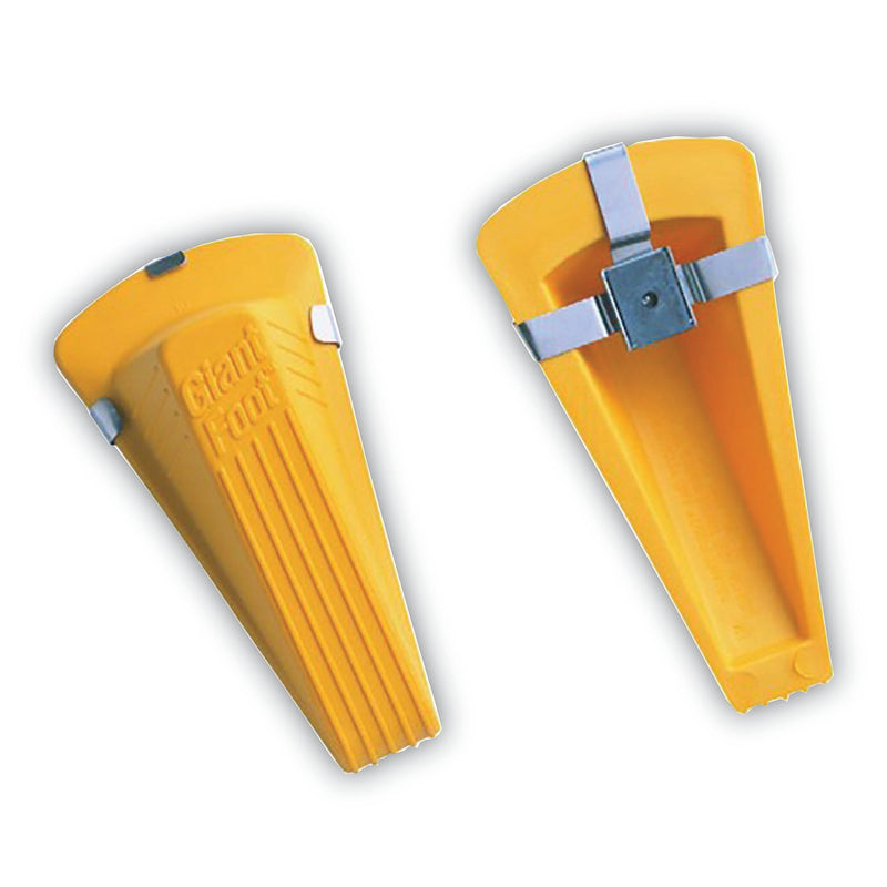 AbilityOne SKILCRAFT Rubber Doorstop, Yellow (NSN6936356)