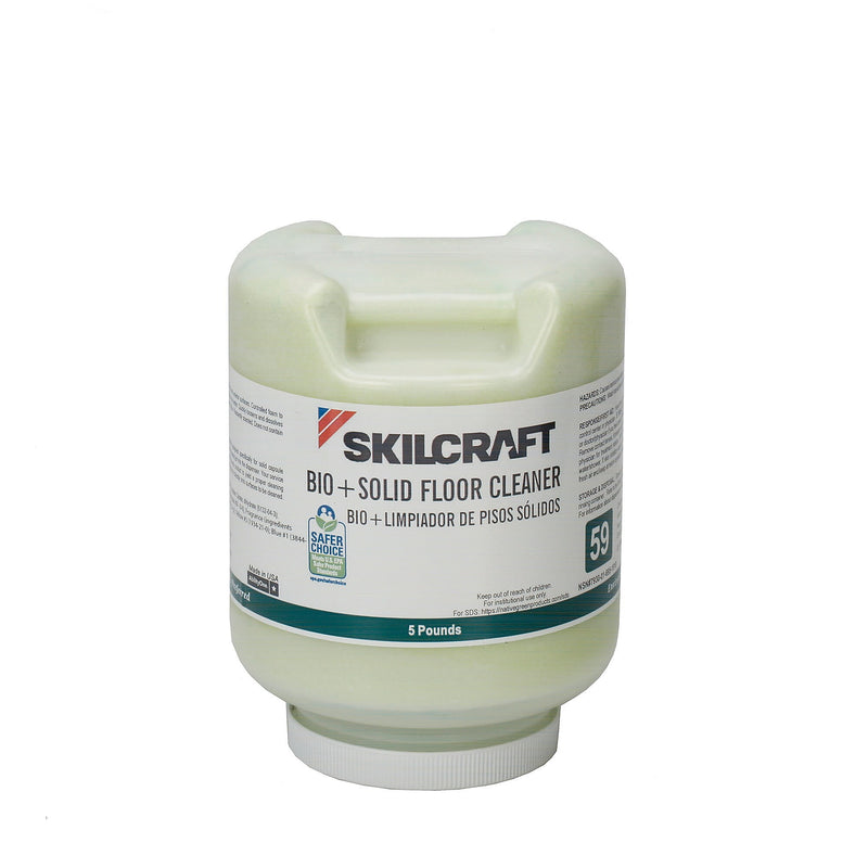 AbilityOne 7930016951910, SKILCRAft., Bio+ Floor Cleaner, 5 lb. Bottle, 2/Carton