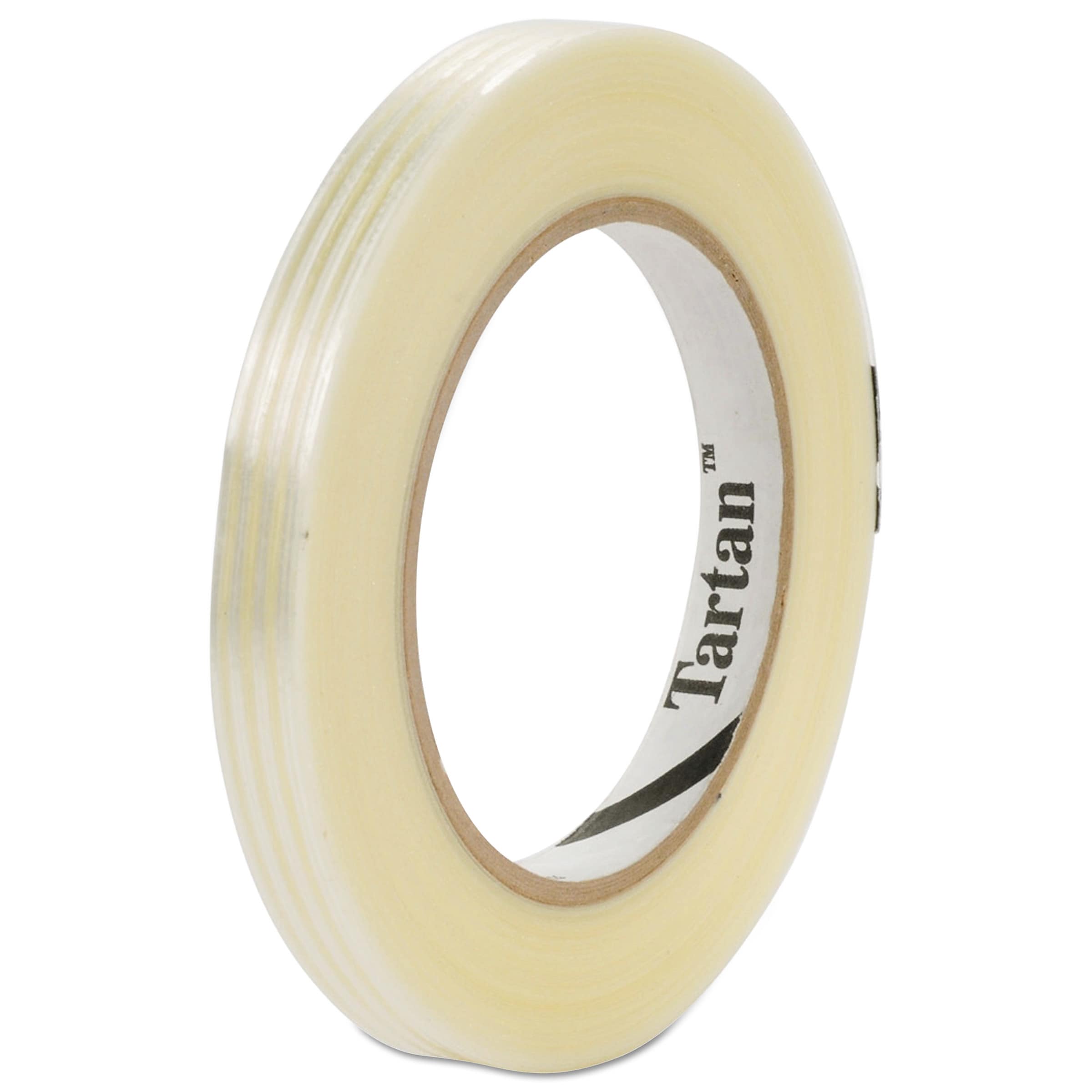 Tartan Filament Tape, 3" Core, 12 mm x 55 m, Clear, 72/Carton