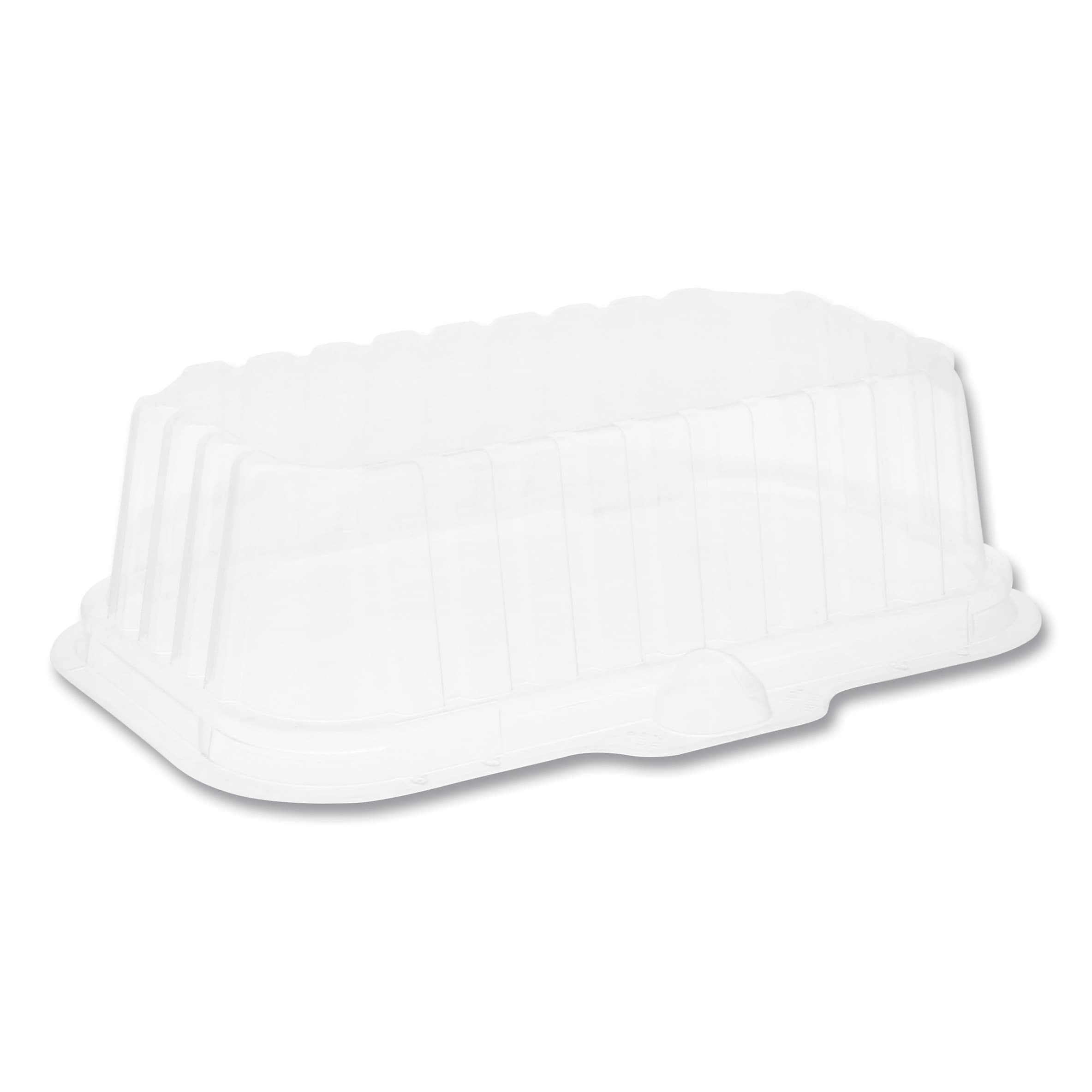Pactiv Evergreen OPS Traymate Dome-Style Lids, 17S Deep Dome, 8.3 x 4.8 x 2.1, Clear, 250/Carton