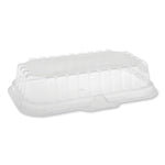 Pactiv Evergreen OPS Traymate Dome-Style Lids, 17S Shallow Dome, 8.3 x 4.8 x 1.5, Clear, 252/Carton