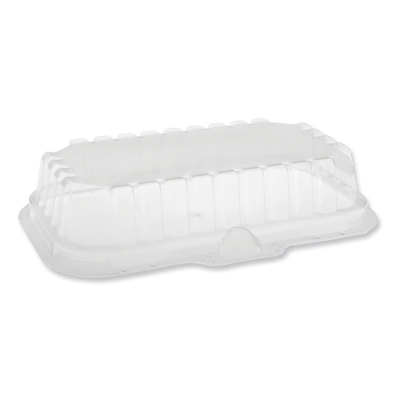 Pactiv Evergreen OPS Traymate Dome-Style Lids, 17S Shallow Dome, 8.3 x 4.8 x 1.5, Clear, 252/Carton