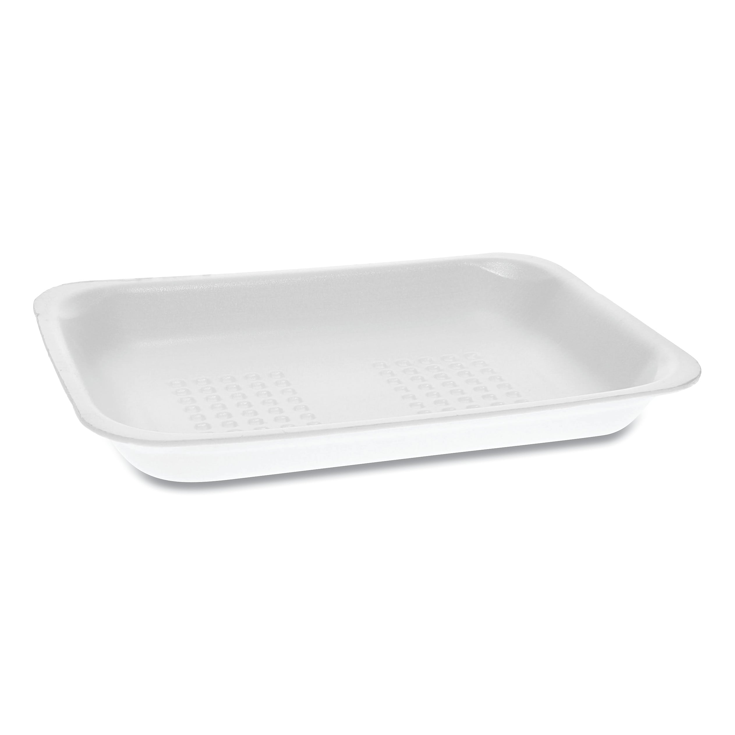 Pactiv Evergreen Meat Tray, #2, 8.38 x 5.88 x 1.21, White, 500/Carton