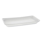 Pactiv Evergreen Supermarket Tray, #10P, 10.75 x 5.5 x 1.2, White, 400/Carton