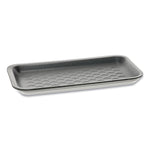Pactiv Evergreen Supermarket Trays, #17S, 8.38 x 4.5 x 0.69, Black, 1,000/Carton
