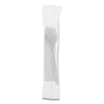 Pactiv Evergreen Fieldware Polypropylene Cutlery Kit, Spork, 10 x 8 Napkin, Standard Straw, Mediumweight, White, 1,000/Carton