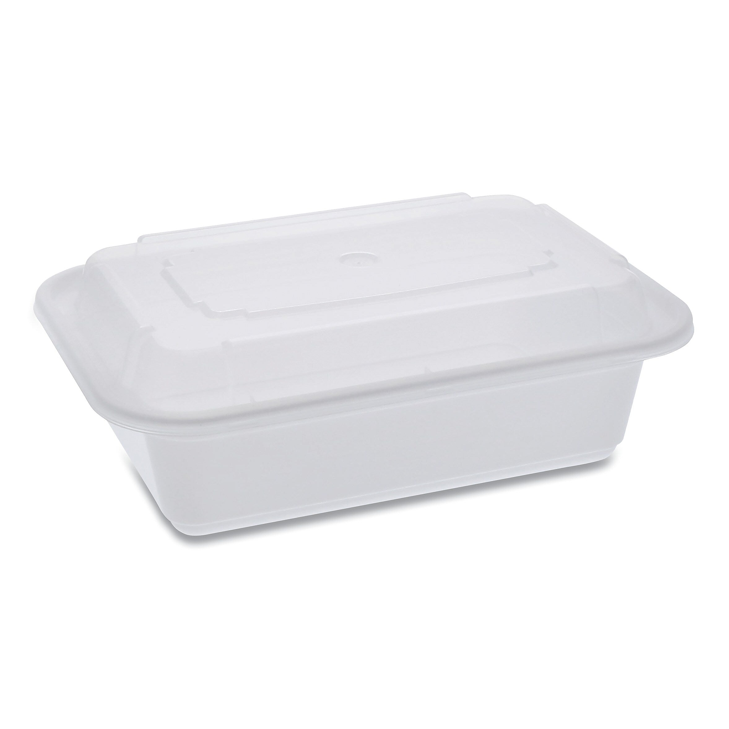 Pactiv Evergreen VERSAtainers, 24 oz., 5 x 7.25 x 2.63, White/Clear, 150/Carton