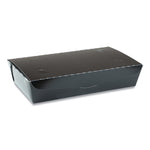 Pactiv Evergreen EarthChoice OneBox Paper Box, 55 oz., 9 x 4.85 x 2, Black, 100/Carton