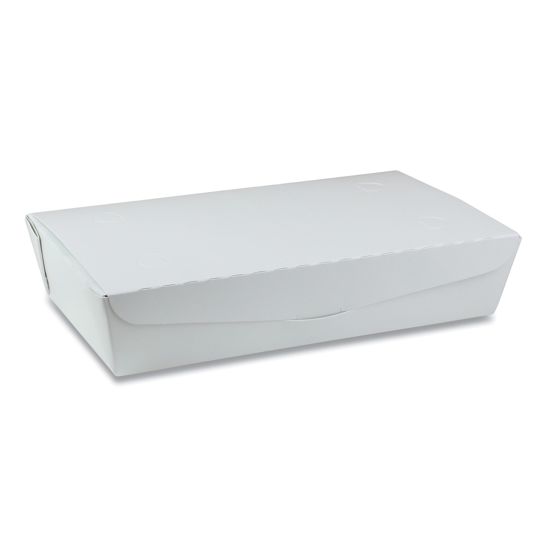 Pactiv Evergreen EarthChoice OneBox Paper Box, 55 oz., 9 x 4.85 x 2, White, 100/Carton