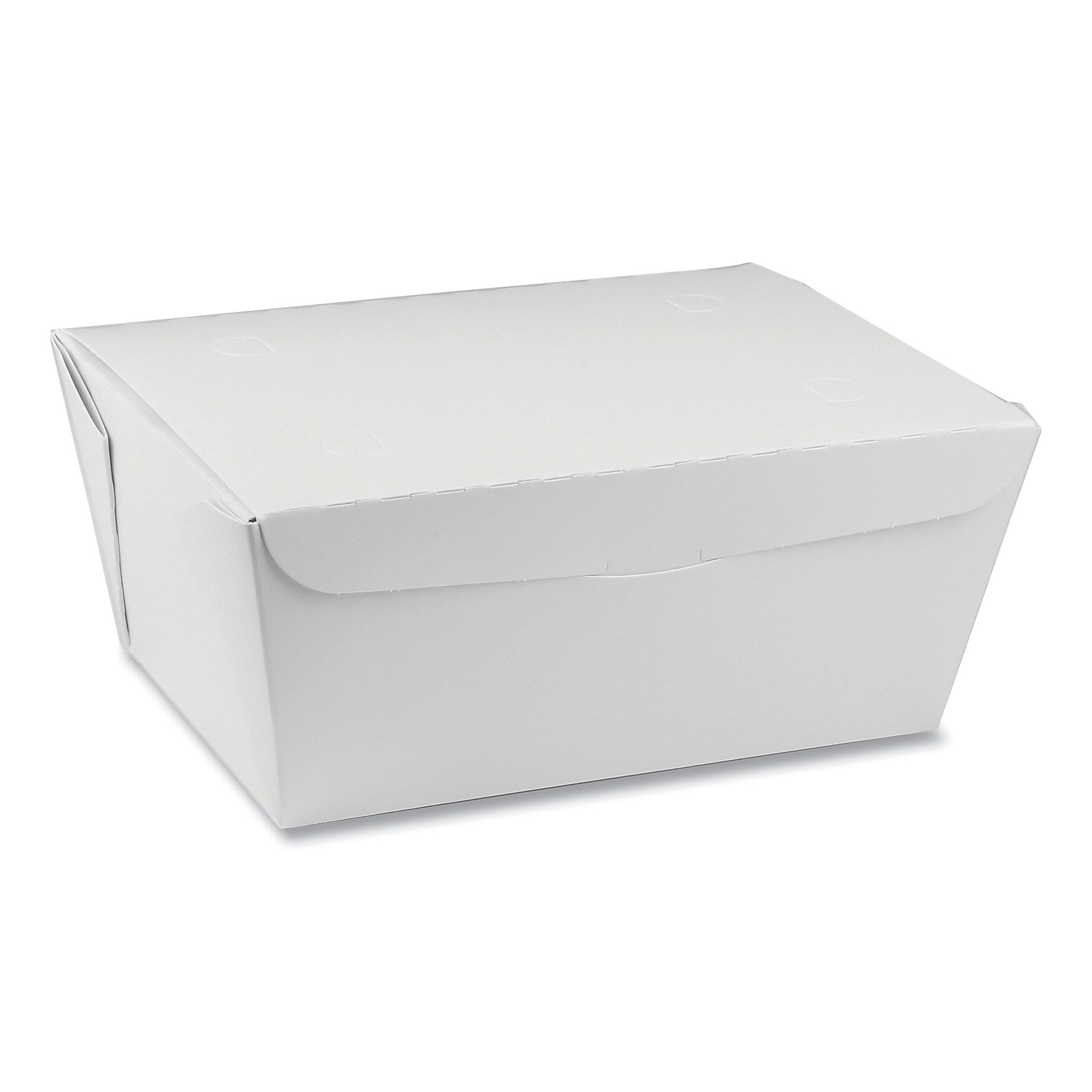 Pactiv Evergreen EarthChoice OneBox Paper Box, 66 oz., 6.5 x 4.5 x 3.25, White, 160/Carton