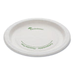 Pactiv Evergreen EarthChoice Pressware Compostable Dinnerware, Plate, 6" dia, White, 750/Carton