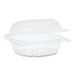 Pactiv Evergreen Sensation SmartLock Clear Hinged Lid Containers, 5.24 x 5.25 x 2.57, Clear, 375/Carton