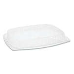 Pactiv Evergreen Showcase Deli Container Lid, Dome Lid For 3-Compartment 48/64 oz Containers, 9 x 7.4 x 1, Clear, 220/Carton
