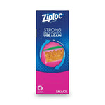 Ziploc Seal Top Snack Bags, 10 oz., 6.5" x 3.25", Clear, 90/Box, 12 Boxes/Carton