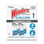 Windex Original Glass Cleaner, Fresh Scent, 32 oz Spray Bottle, 4/Carton