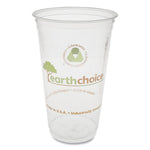 Pactiv Evergreen EarthChoice Compostable Cold Cups, 24 oz., Clear/Printed, 580/Carton