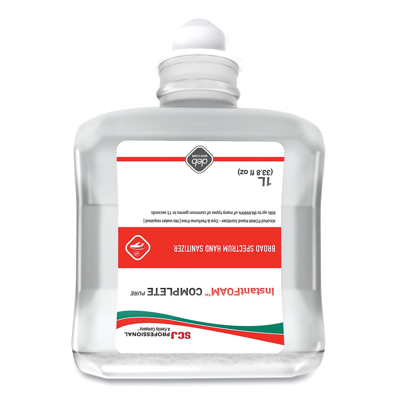 SC Johnson Professional PURE Alcohol Hand Sanitizer, 1 L Refill, 6/Carton (SJNIFC1L)