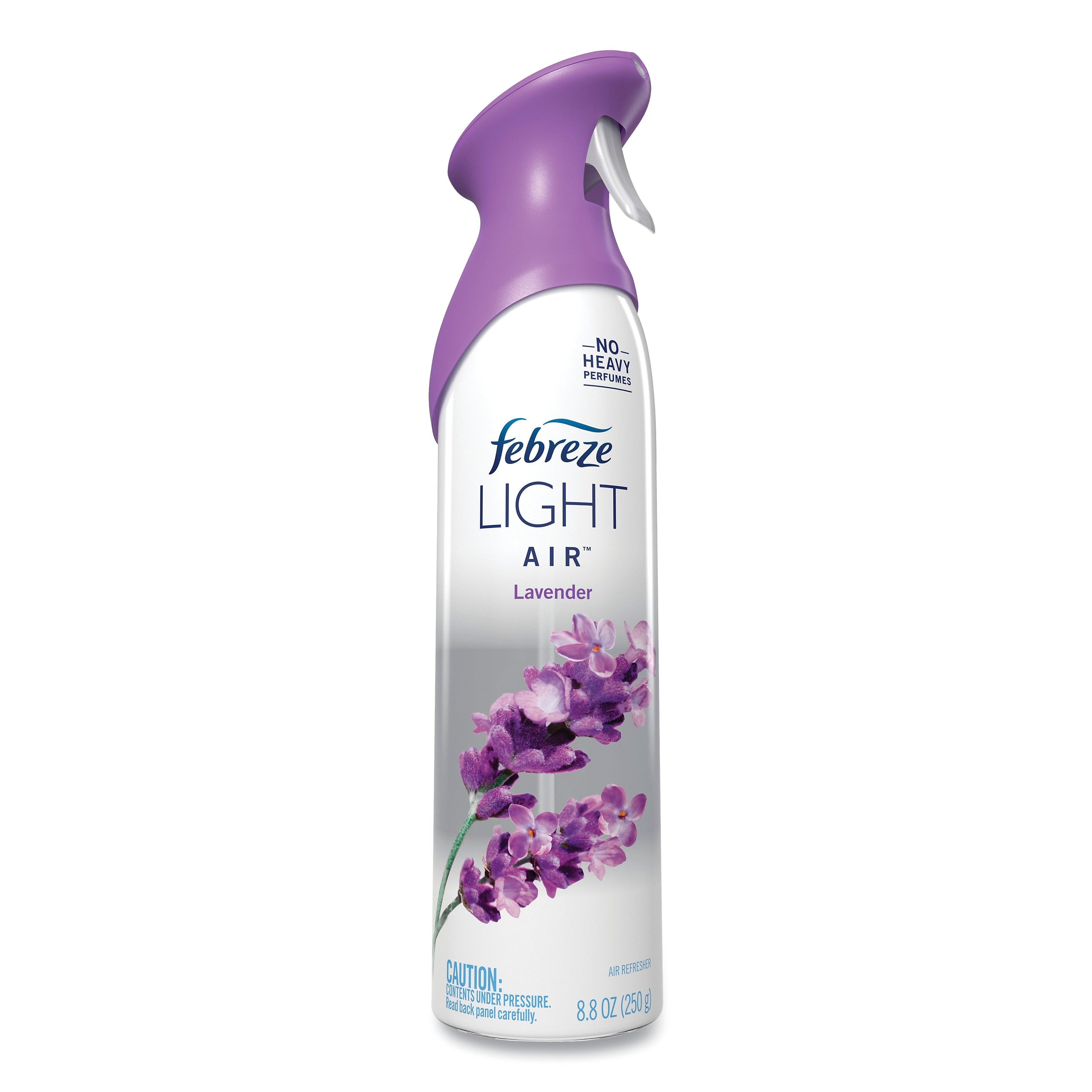 Febreze AIR Air Freshener Aerosol, Lavender, 8.8 oz Aerosol Spray, 6/Carton