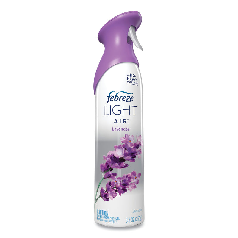 Febreze AIR Air Freshener Aerosol, Lavender, 8.8 oz Aerosol Spray, 6/Carton