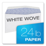 TOPS 1099 Double Window Envelope, Commercial Flap, Gummed Closure, Contemporary Seam, 3.75 x 8.75, White, 24/Pack