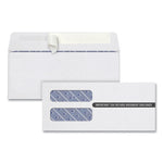 TOPS 1099 Double Window Envelope, Commercial Flap, Self-Adhesive Closure, Contemporary Seam, 3.75 x 8.75, White, 24/Pack