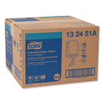 Tork Cleaning Wipers, Blue, 190 Sheets/Roll, 4/Carton (TRK132451A)