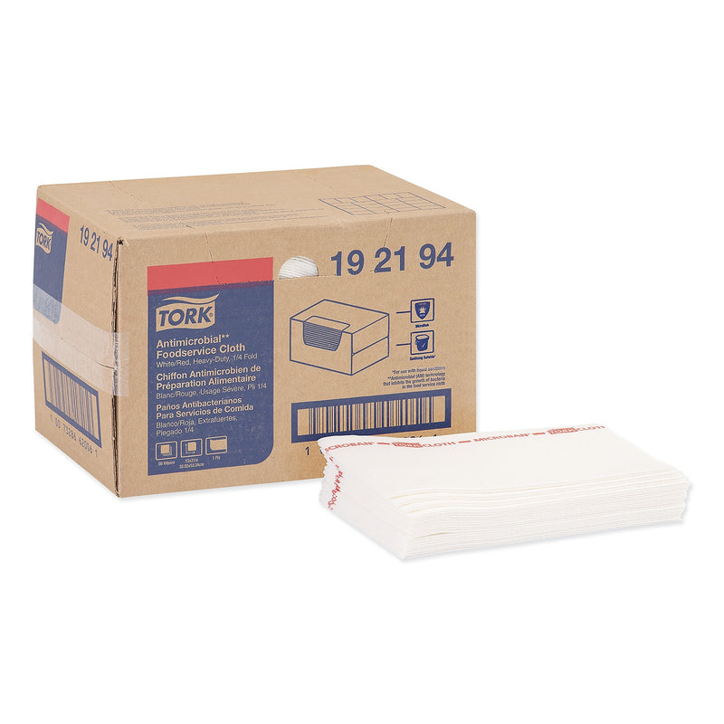 Tork Food Service Cloths, White, 50 Cloths/Pack (TRK192194)