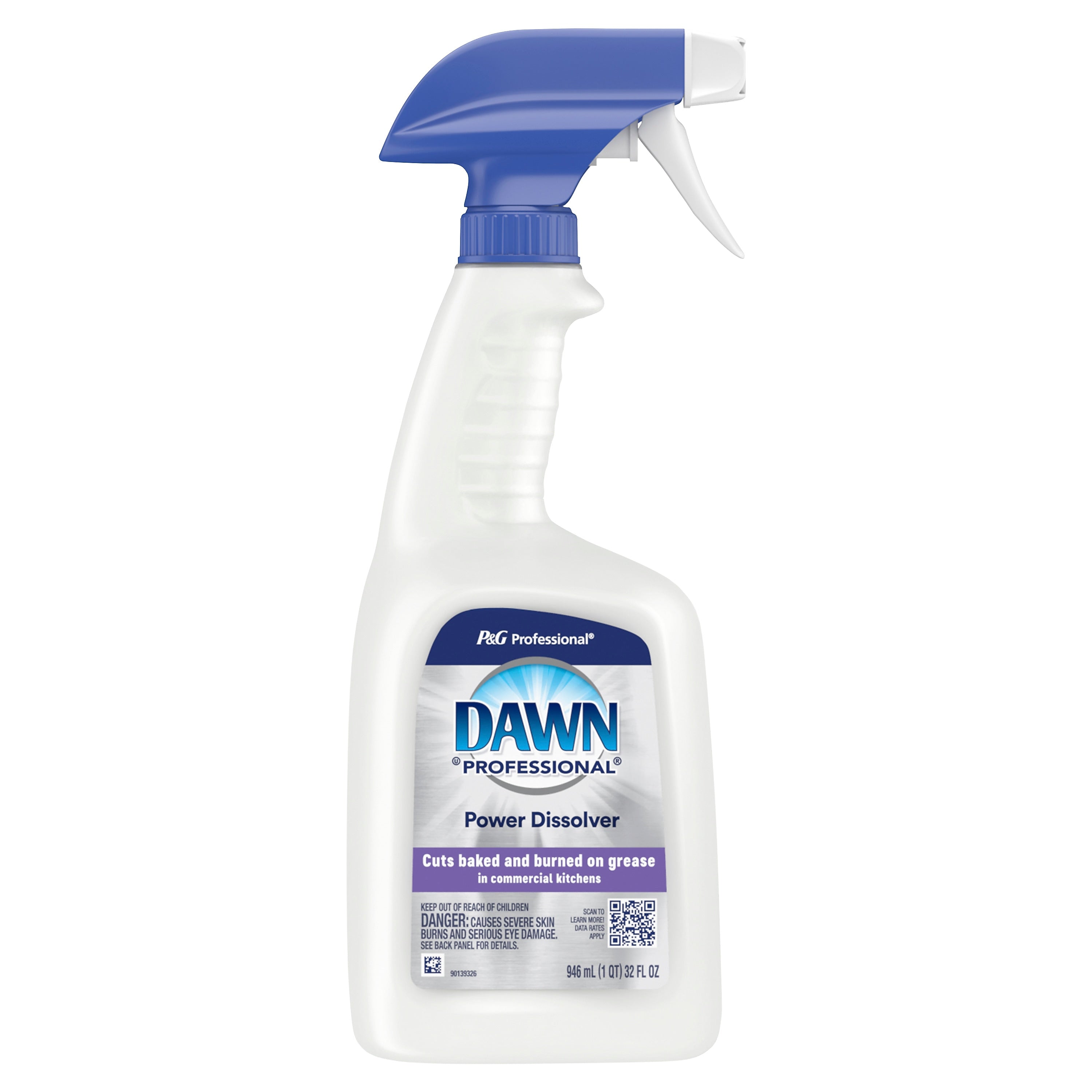 Dawn Professional Liquid Ready-To-Use Grease Fighting Power Dissolver Spray, 32 oz Trigger On Spray Bottle, 6/Carton