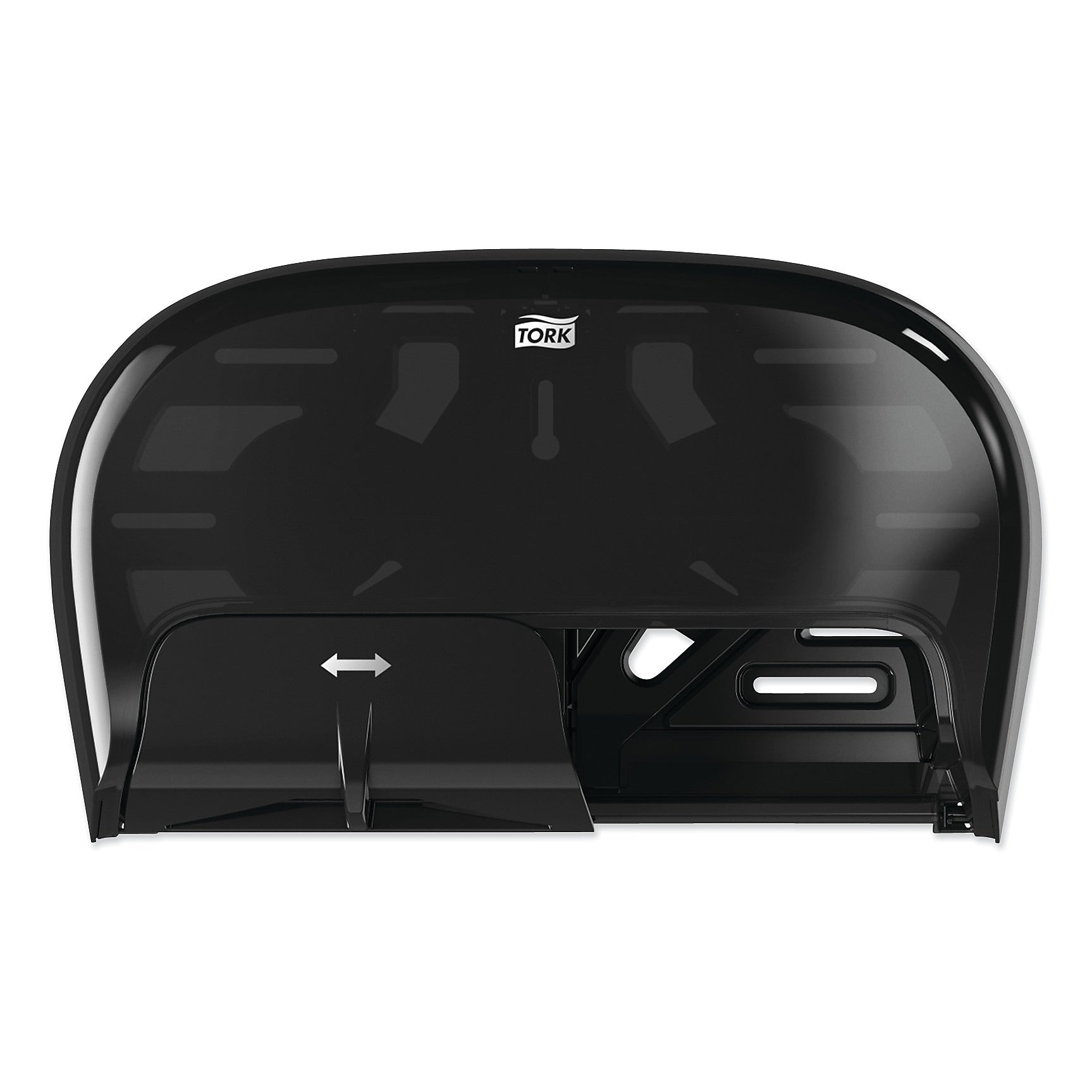 Tork High Capacity Bath Tissue Roll Dispenser for OptiCore, 16.62 x 5.25 x 9.93,Black