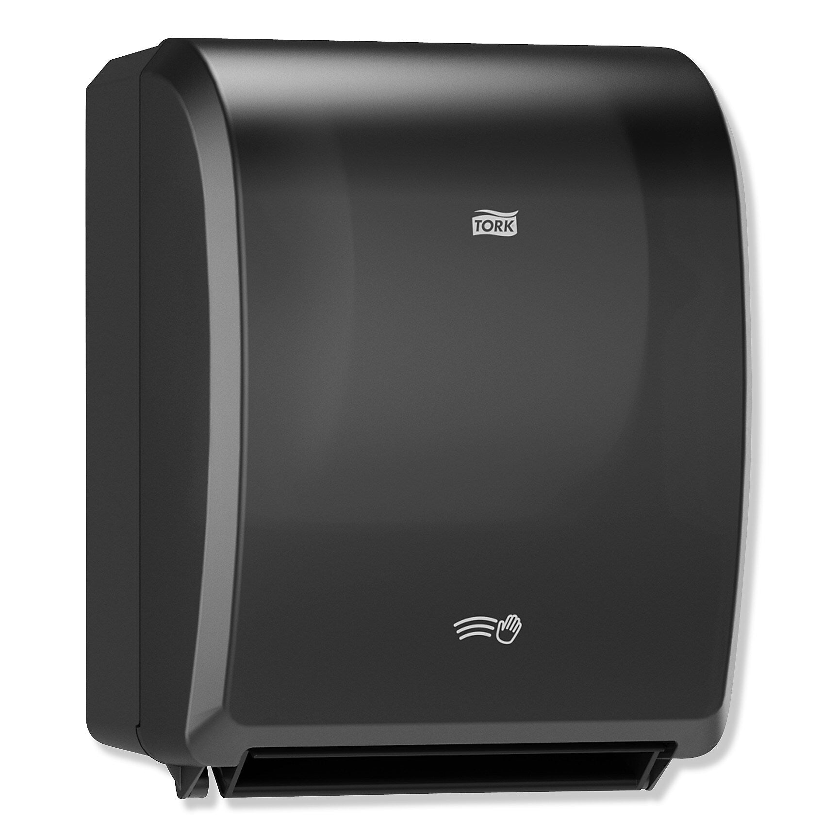 Tork Electronic Hand Towel Roll Dispenser, 8" Roll, 12.32 x 9.32 x 15.95, Black