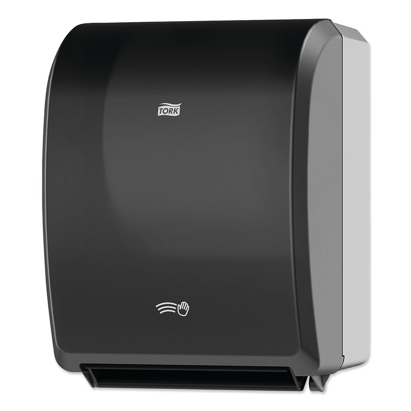Tork Electronic Hand Towel Roll Dispenser, 8" Roll, 12.32 x 9.32 x 15.95, Black