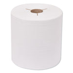 Tork Premium Hand Towel Roll, Notched, 1-Ply, 8" x 600 ft, White, 720 Sheets/Roll, 6 Rolls/Carton