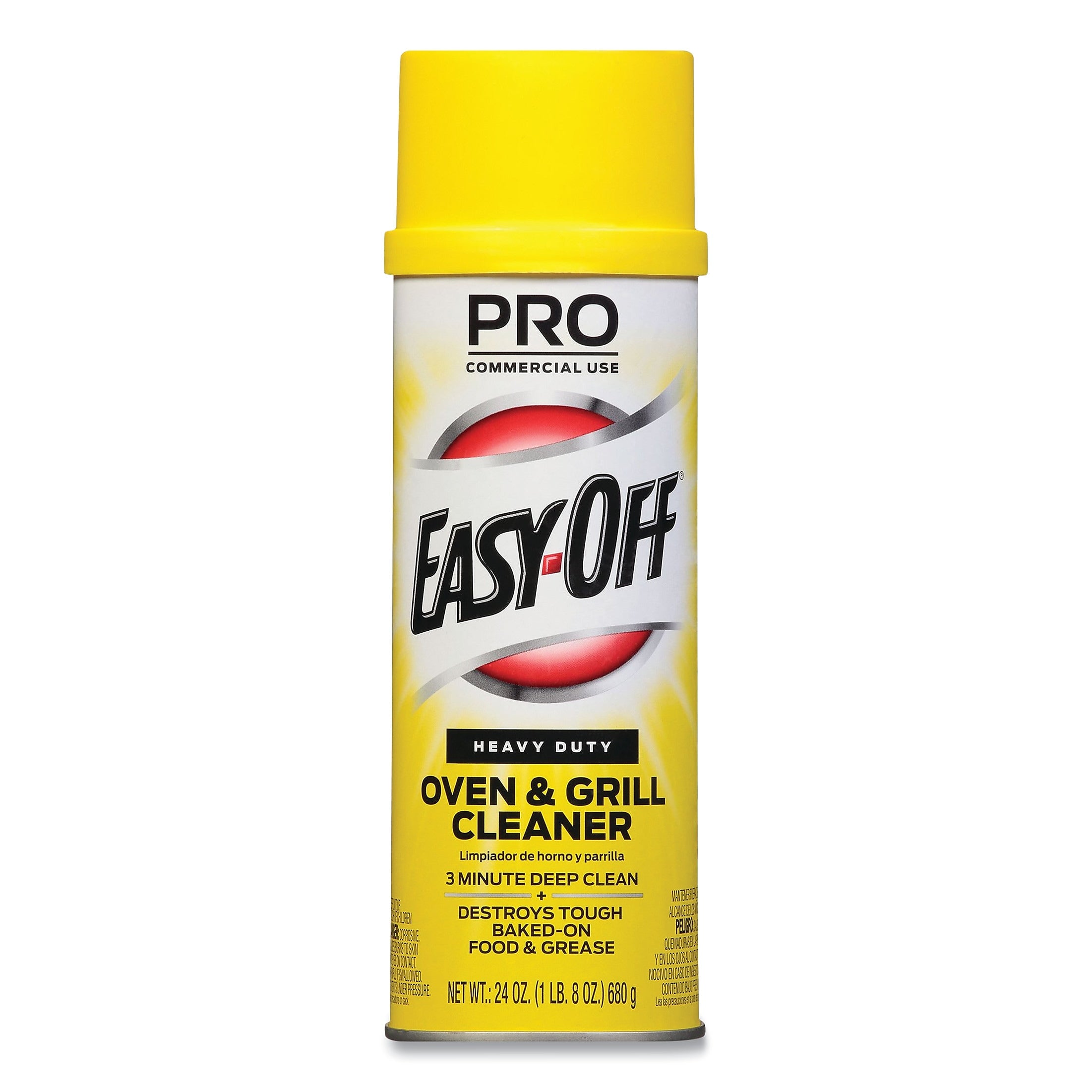 Professional EASY-OFF Oven and Grill Cleaner, 24 oz Aerosol, 6/Carton