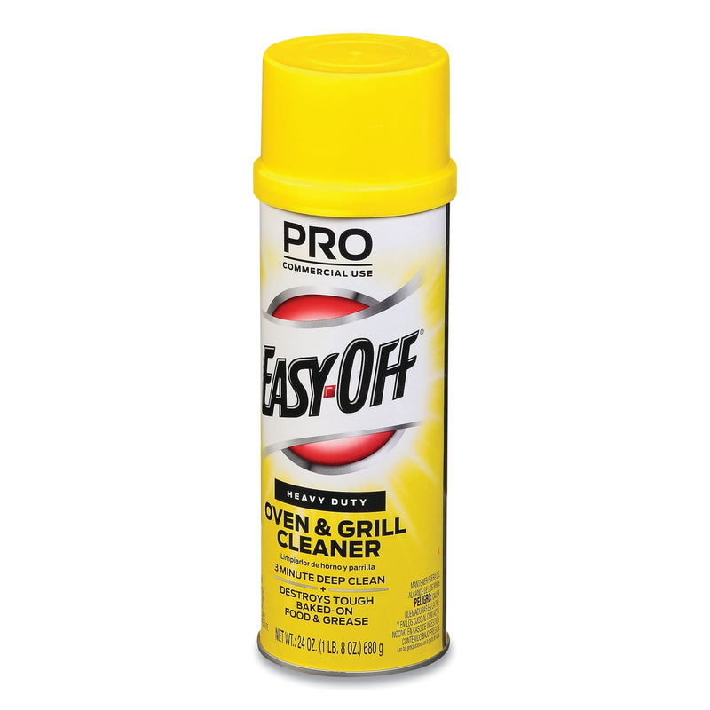 Professional EASY-OFF Oven and Grill Cleaner, 24 oz Aerosol, 6/Carton