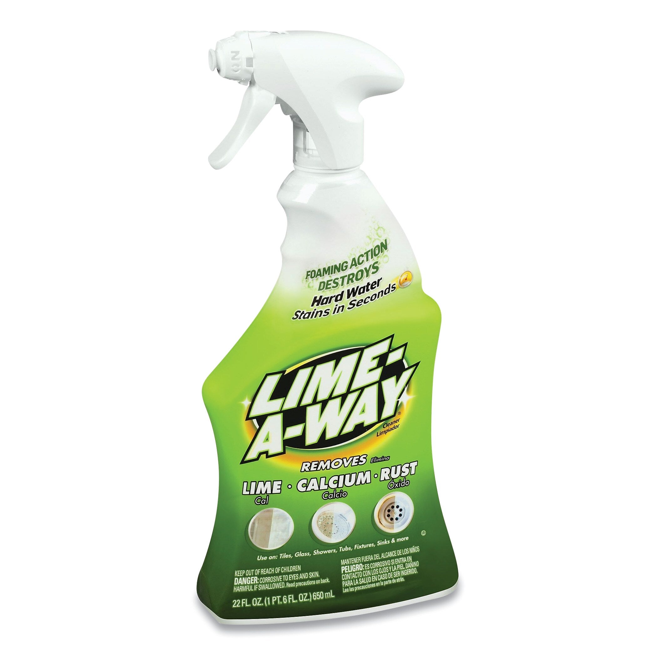 LIME-A-WAY Lime, Calcium and Rust Remover, 22 oz Spray Bottle (RAC87103)