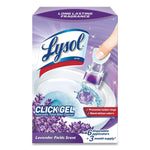 LYSOL Brand Click Gel Automatic Toilet Bowl Cleaner, Lavender Fields, 6/Box, 4 Boxes/Carton (RAC89060CT)
