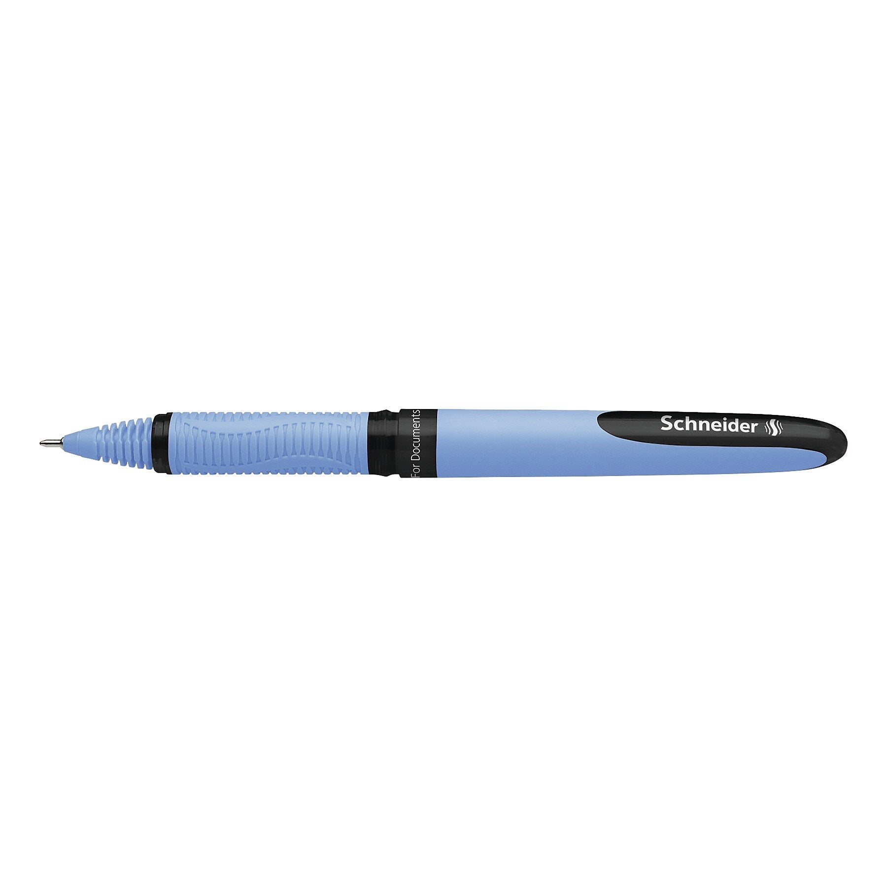 Schneider One Hybrid N Rollerball Pen, Fine Point, Black Ink, 10/Box (183501)