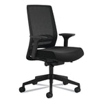 Safco Medina Deluxe Task Chair, Supports Up to 275 lb., 18" to 22" Seat Height, Black