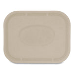 World Centric Fiber Lids for Fiber Containers, 7.8 x 10.1 x 0.5, Natural, 400/Carton (WORTRLSC10LF)