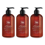 Soapbox Hand Soap, Vanilla and Lily Blossom, 12 oz Pump Bottle, 3/Box